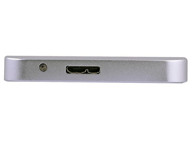 Внешний контейнер USB3.0 -> SATA 2.5", AgeStar 3UB2O1, алюминий, серебристый