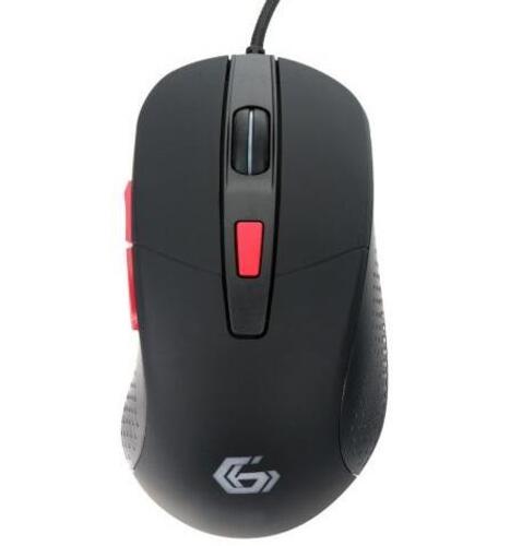 Мышь проводная Gembird MG-790 Gaming 2400dpi Подсветка USB Black (кабель тканевый)