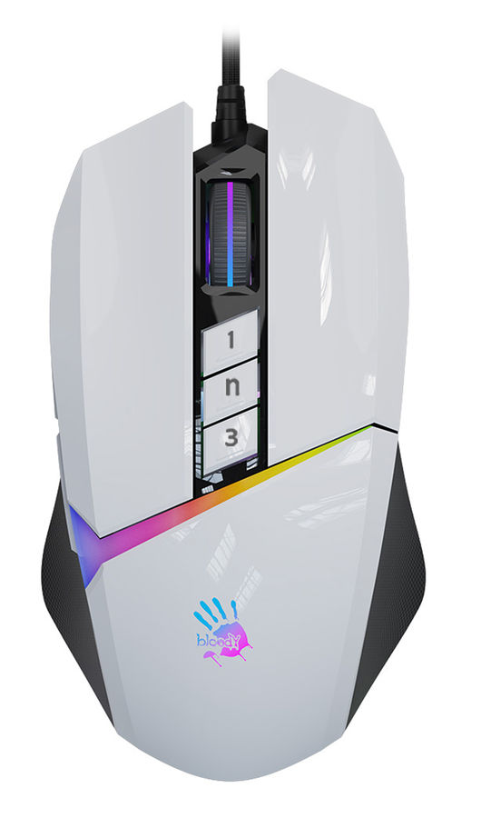Мышь проводная A4Tech Bloody W60 MAX 10000dpi White