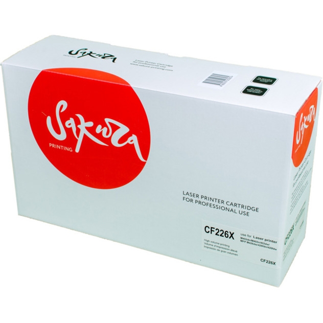 Картридж лазерный Sakura  SACF226X (CF226X) для HP LaserJet Pro m402d,402dn,M402n,402dw,MFP M426DW,426fdn,426f, черный