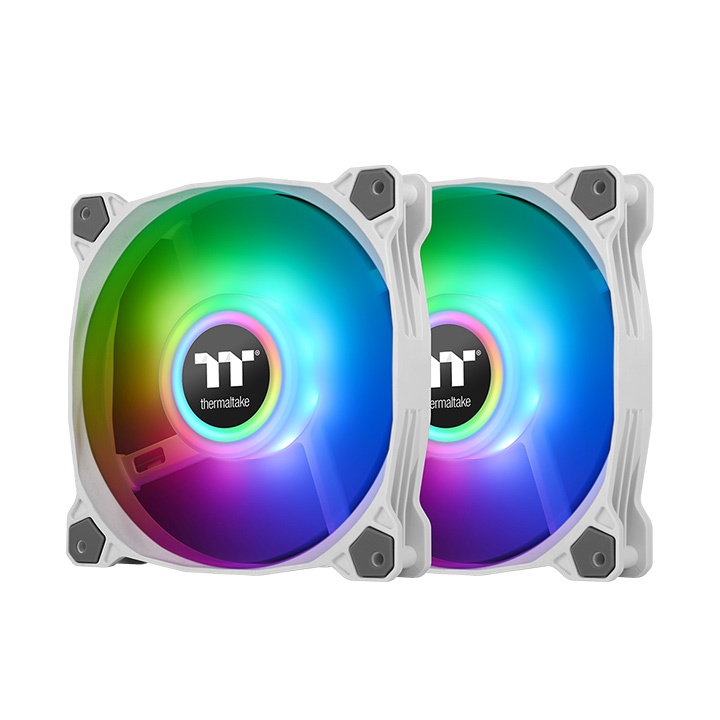 Комплект вентиляторов Thermaltake Pure Duo 12 ARGB Sync 2 Pack White