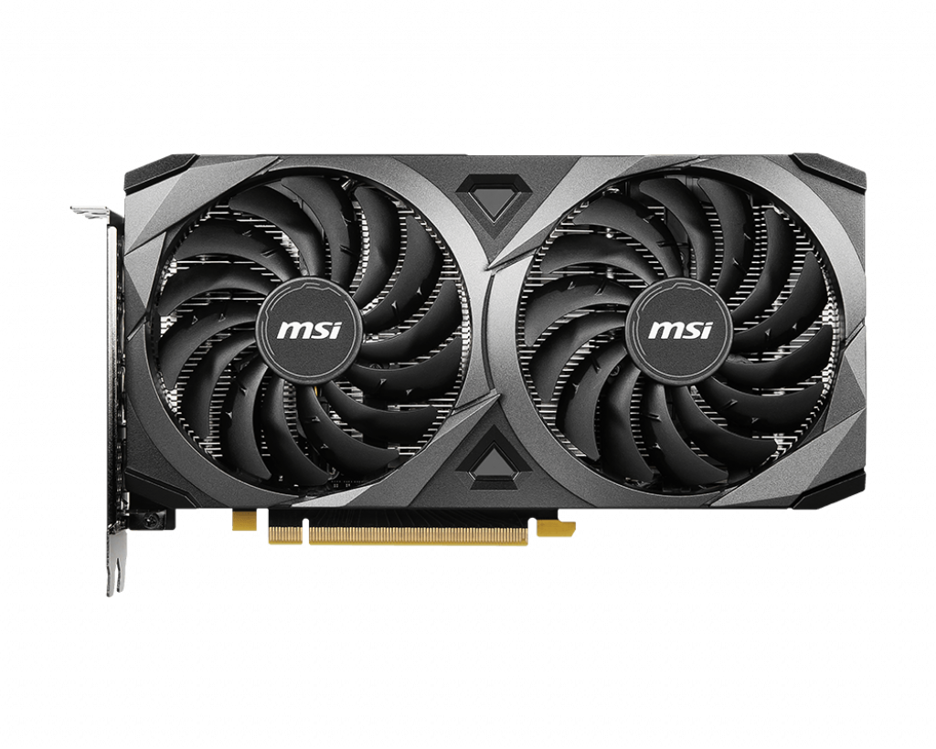 Видеокарта 12Gb MSI RTX 3060 VENTUS 2X 12G OC LHR (RTX3060) GDDR6 192bit HDMI DP
