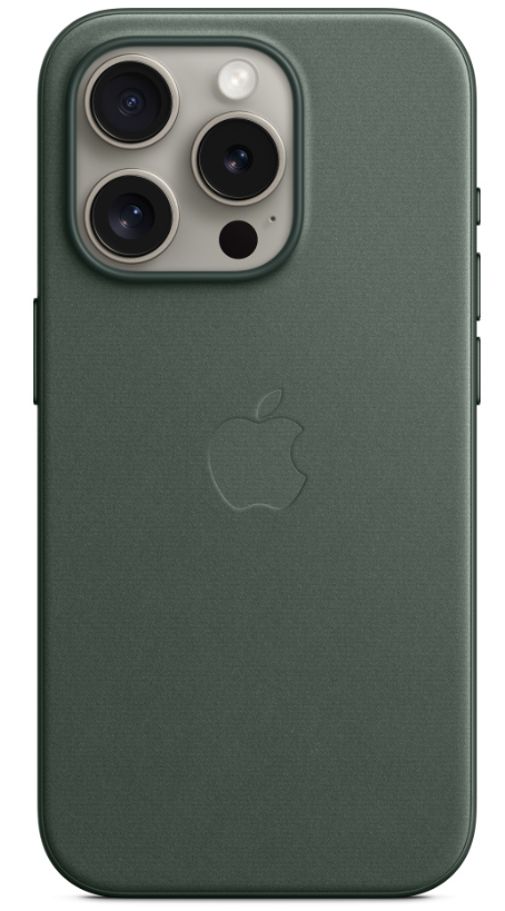 Чехол для смартфона Apple iPhone 15 Pro 6.1" - FineWoven Case with Magsafe Evergreen