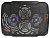 Подставка для ноутбука 15" BURO LCP156 (металл. сетка, 2*1800 об/мин, 23дБ, LED-подсветка) Black