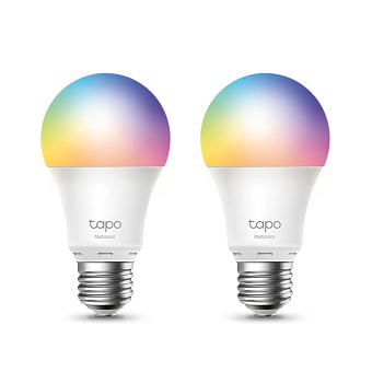 Умная лампочка TP-Link Tapo L530E Wi-Fi E27 2500–6500К, многоцветная (2шт)