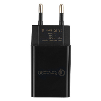 Сетевое зарядное устройство Cablexpert MP3A-PC 18W USB-A Black