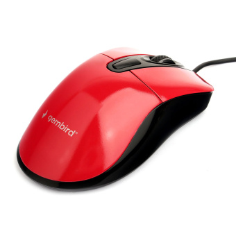 Мышь проводная Gembird MOP-415-R USB Red