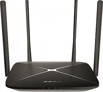 Wi-Fi роутер Mercusys AC12G AC1200, 5 ГГц, 1000 Мбит/с, черный