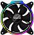 Вентилятор для корпуса 120mm Zalman ZM-RFD120 RGB (120x120x25мм, 1500об/мин, 25дБ)
