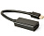 Кабель-переходник miniDP (m) < - > DP (f), 0.16м, 4K, Cablexpert, черный