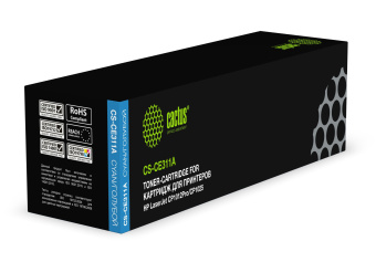 Картридж лазерный Cactus CS-CE311A  для HP LJ CP1012Pro/CP1025 голубой (1000стр.)