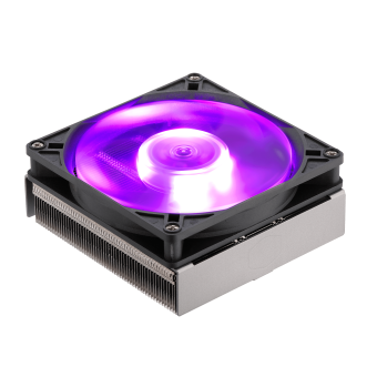 Кулер для процессора Cooler Master MasterAir G200P (4-pin, 1200/1151/AM4, 28 дБ, 800-2600об/мин, RGB, lowprofile)
