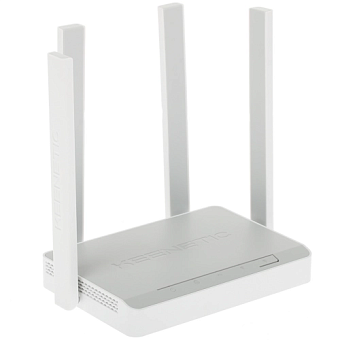 Wi-Fi роутер Keenetic Duo AC1200, 5 ГГц, 100 Мбит/с, ADSL2, USB, белый