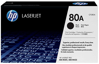 Картридж лазерный HP 80A (CF280A) для HP Pro 400 M401/Pro 400 MFP M425, 2700 стр. черный