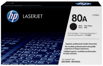 Картридж лазерный HP 80A (CF280A) для HP Pro 400 M401/Pro 400 MFP M425, 2700 стр. черный