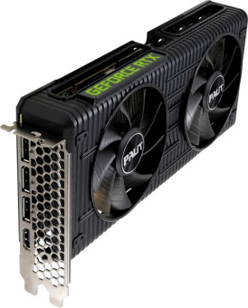 Видеокарта 12Gb PALIT RTX 3060 DUAL OC 12G (RTX3060) GDDR6 192bit HDMI DP