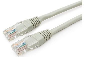 Кабель патч-корд Patch cord кат.5e  1.0м, Cablexpert, LSZH, многожильный, серый
