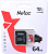 Карта памяти microSD 64Gb Netac P500 Eco Class 10, с SD адаптером