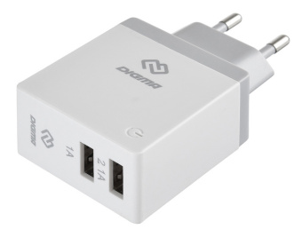 Сетевое зарядное устройство Digma DGWC 15W USB-A White