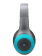 Наушники беспроводные Digma BT-15 Bluetooth, черный/голубой