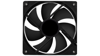 Вентилятор для корпуса 120mm Aerocool Force 12  Black (3-pin/4-pin, 120х120х25мм, 23.7дБ, 1000об/мин)