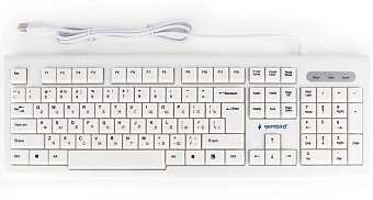 Клавиатура проводная Gembird KB-8354U White
