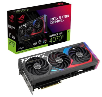 Видеокарта 12Gb ASUS ROG-STRIX-RTX4070Ti-12G-GAMING (RTX4070Ti) GDDR6X 192bit HDMI DP
