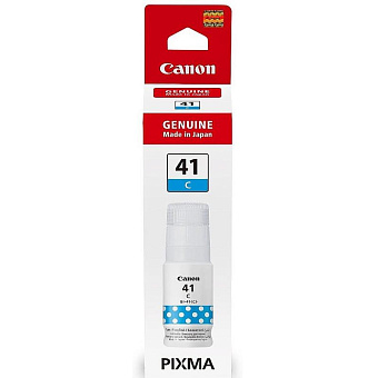 Картридж струйный Canon GI-41C для Canon PIXMA G1420/G3420/G3460 голубой