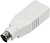 Кабель-переходник PS/2 (m) < - > USB-A (f) - (для USB клавиатуры или мышки)