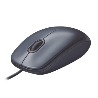 Мышь проводная Logitech M90 Black