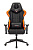 Кресло Zombie VIKING 5 AERO (эко.кожа, мех. качания, крест. пластик, до 120 кг) Черно-оранжевый