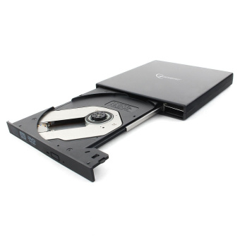 Внешний привод DVDRW Gembird DVD-USB-02 USB2.0 пластик, черный