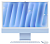 Моноблок Apple iMac 24" 2024 M4  16G 256G 10-Core Blue