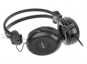 Наушники проводные A4Tech HS-30 (микрофон, 20 - 20 000 Гц, 102 дБ, 1.8м) черный