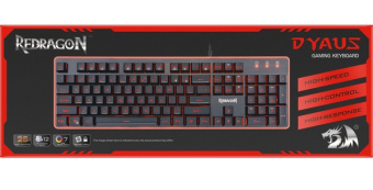 Клавиатура проводная Redragon Dyaus Rainbow Led Black