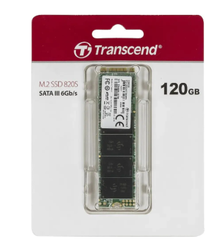 Накопитель SSD M.2 120Gb Transcend SSD 820S (SATA, 500/350 Мбайт/сек)