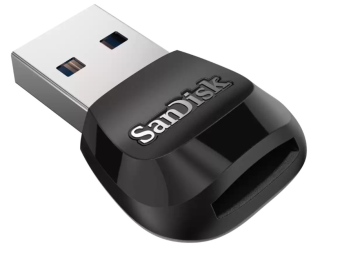 Внешний картридер USB3.0 Sandisk MobileMate microSD/microSDHC/microSDXC, черный