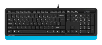 Клавиатура проводная A4Tech Fstyler FK10 Black-Blue