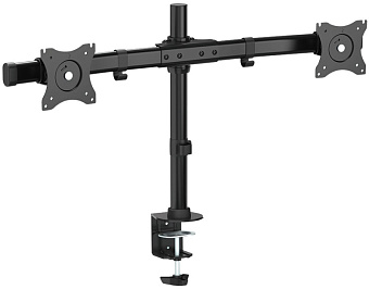 Крепление для монитора Arm Media LCD-T42 (на 2 монитора, наклонно-поворотный, 15-32", 2х10 кг) черный