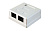 Розетка 2 port RJ-45+RJ-11 8P8C+6P4C 110&Krone